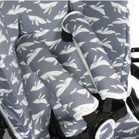 Padded Cover for Bugaboo® Bee 3, Bee 5 & Bee 6 - Whales