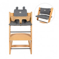 Set of 3 Cushions for High Chair STOKKE TRIPP TRAPP ® - Grey Remix