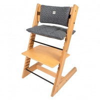 Set of 3 Cushions for High Chair STOKKE TRIPP TRAPP ® - Grey Remix