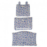 Set Of 3 Waterproof Cushions For High Chair Stokke Tripp Trapp ®- Daisy Jeans