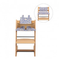 Set Of 3 Waterproof Cushions For High Chair Stokke Tripp Trapp ®- Daisy Jeans