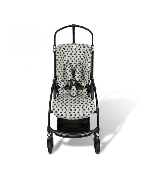 Padded Cover for Bugaboo® Bee 3, Bee 5 & Bee 6- Fun Black Star – Dal & Ilu