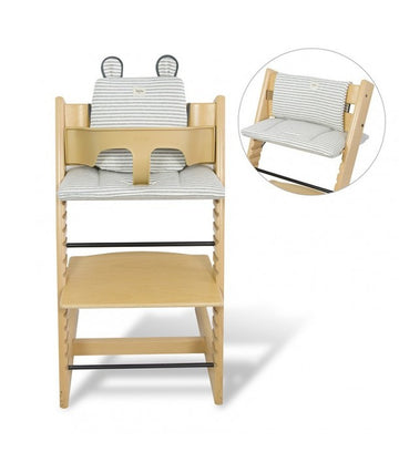 Set of 3 Cushions for High  Chair STOKKE TRIPP TRAPP ® - Kodak Stripes