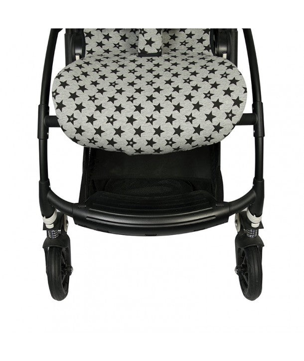 Padded Cover for Bugaboo® Bee 3, Bee 5 & Bee 6- Fun Black Star