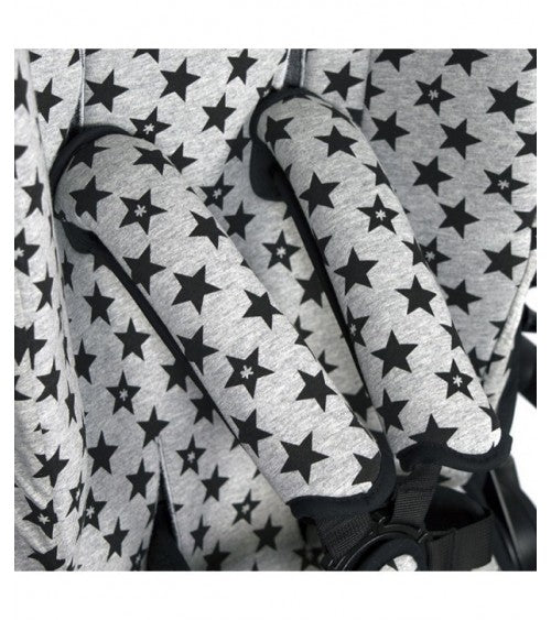 Padded Cover for Bugaboo® Bee 3, Bee 5 & Bee 6- Fun Black Star