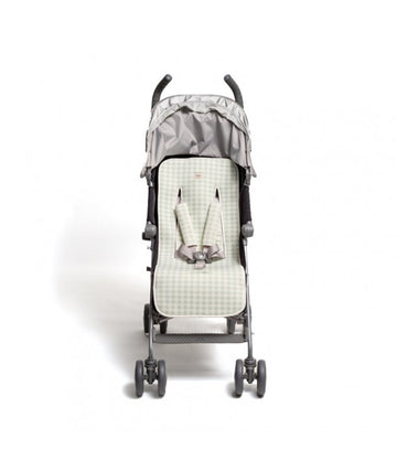 Universal Padded Cover for Strollers - Green Vichy