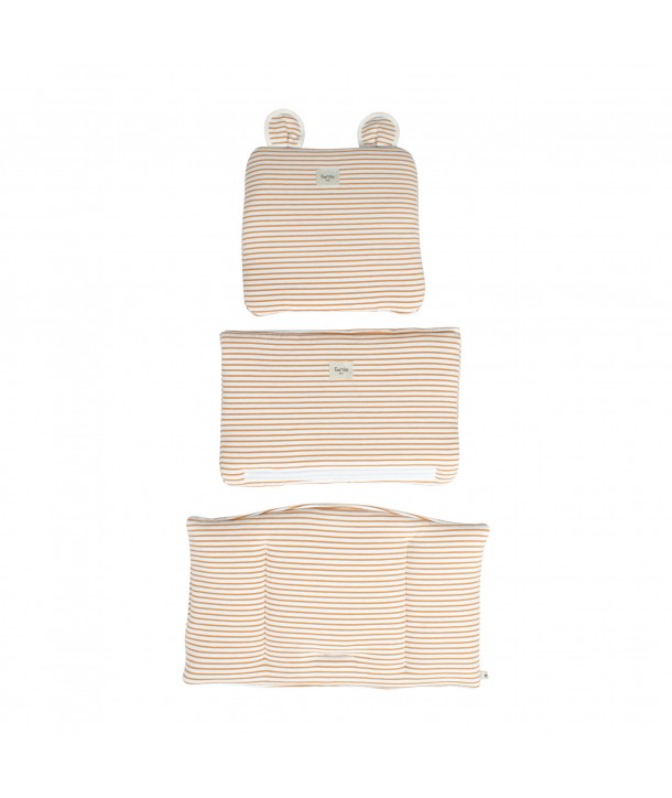 Set of 3 Cushions for High  Chair STOKKE TRIPP TRAPP ® - Raya Pale Gold