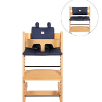 Set Of 3 Waterproof Cushions For High Chair Stokke Tripp Trapp ® - Navy Dot